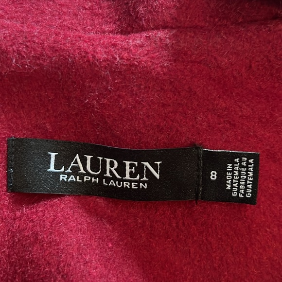 LAUREN RALPH LAUREN Black Label Women’s Coat NWT 64% Wool 26%Polyester10% Rayon - Picture 10 of 11